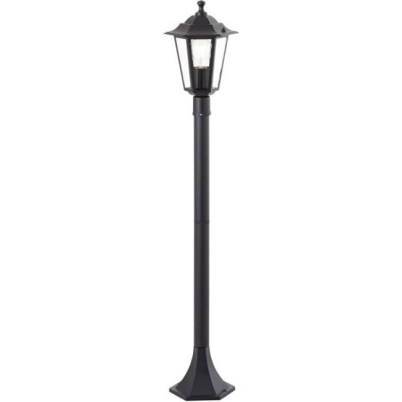 Potelet extérieur - BRILLIANT - CARLEEN - noir - métal/verre - E27 max 60W - ...