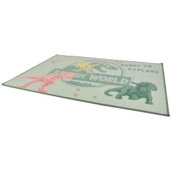 Tapis Dinosaure - FUN HOUSE - Jurassic World - 120x80 cm - Multicolore - Lava...