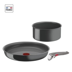 TEFAL INGENIO Renew Poele 28cm, Casserole 18cm, Poignée, Induction, Céramique...