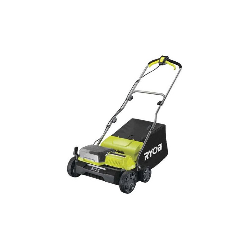 RYOBI - Scarificateur / aérateur 18V Brushless Ø 35 cm 2-en-1 - 2 batteries l...
