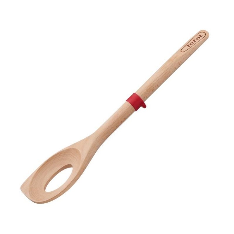 TEFAL INGENIO Cuillere a risotto en bois de Hetre et silicone Platinium 32 cm...