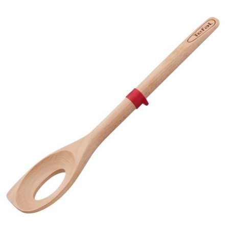 TEFAL INGENIO Cuillere a risotto en bois de Hetre et silicone Platinium 32 cm...