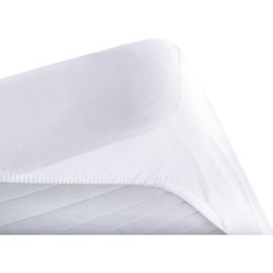 Protege matelas absorbant - 140x190 cm - Coton - Anti acariens