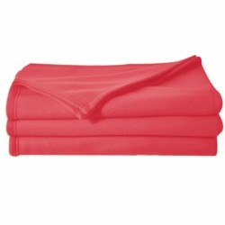 Couverture Polaire Toison d'Or - Poleco - 220 x 240 cm - Coloris Fraise