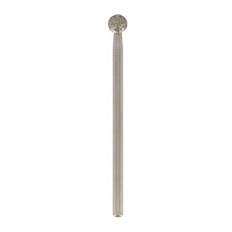 DREMEL - Lot de 2 pointes diamantées 4,4mm 7105 - Pour bois, céramique, verre...