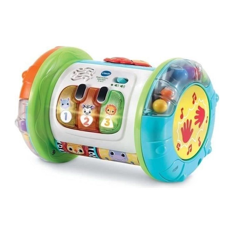 Rouleau d'activités interactif VTECH MAGI ROULEAU TAM-TAM 3 EN 1 pour bébé de...