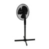 Ventilateur de pied - OCEANIC - 45 W - Ø 41 cm - 3 vitesses - Oscillant - Inc...
