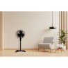 Ventilateur de pied - OCEANIC - 45 W - Ø 41 cm - 3 vitesses - Oscillant - Inc...