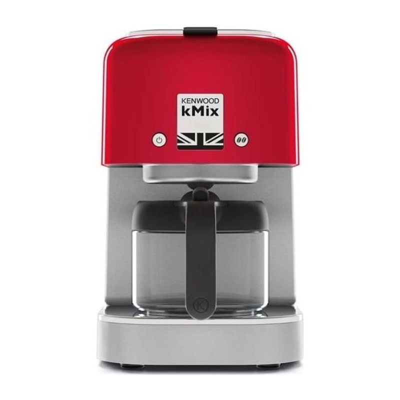 Cafetiere filtre kMix - KENWOOD - COX750RD - 1200 W - Rouge - 8 tasses - Séle...