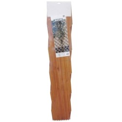 Treillis extensible en bois 100 x 200 cm Nature