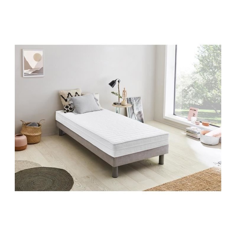 Matelas 90x190cm - Mousse - Mémoire de forme - 16 cm - Equilibré - DORMIPUR V920