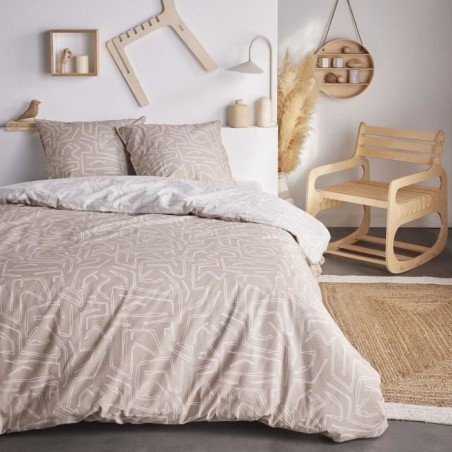 Parure de lit 2 personnes - TODAY - Sunshine 15.7 - 220 x 240 cm - 100% Coton...