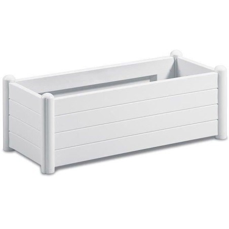 STEFANPLAST Bac a fleurs rectangulaire - ITALIA - Finition effet bois - 100x4...