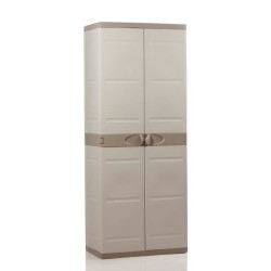 TITANIUM PLASTIKEN Armoire 2 portes avec étageres et penderie l70 x p44 x h17...
