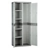 TITANIUM PLASTIKEN Armoire 2 portes avec étageres et penderie l70 x p44 x h17...