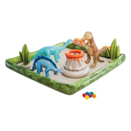 Aire de jeux gonflable - INTEX - Dino Aventure - 410 Litres - 2 ans+ - 201 x ...