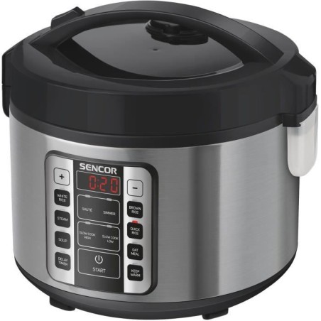 Cuiseur a riz multifonctionnel - SENCOR - SRM 3151BK - 700 W - 1,5 L - Acier ...