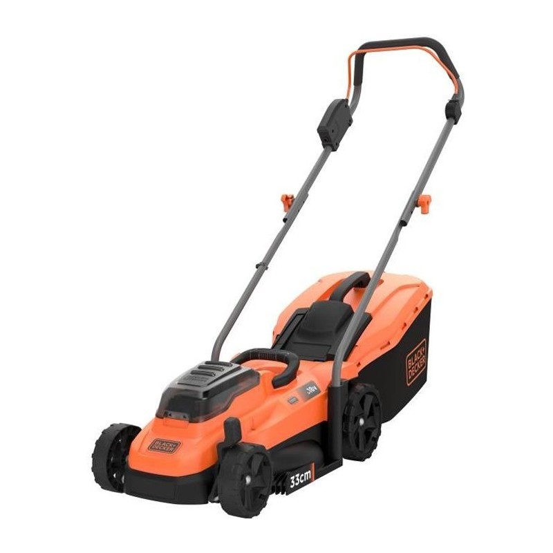 Tondeuse électrique sans fil + 2 batterie 2,5Ah + chargeur - BLACK&DECKER - B...