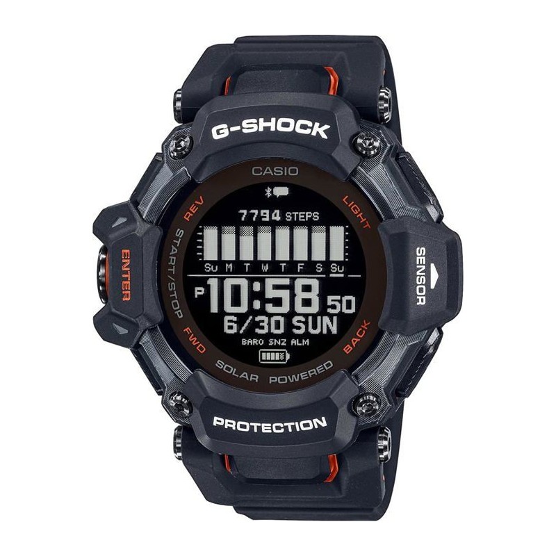 Montre - CASIO - G-Shock Sport - GBD-H2000-1AER - Noir et orange