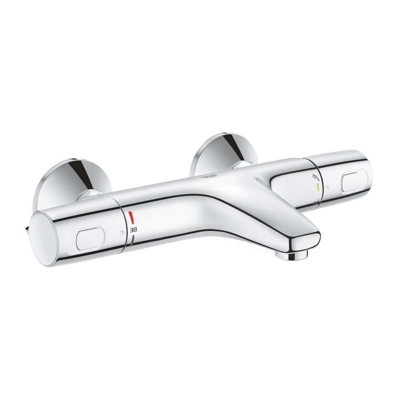 GROHE Mitigeur thermostatique Bain / Douche Precision Trend, protection anti-...