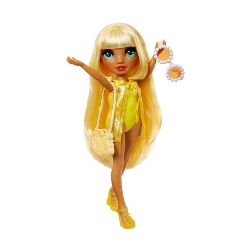 Rainbow High Swim & Style - Poupée mannequin ariculée 27 cm - Sunny