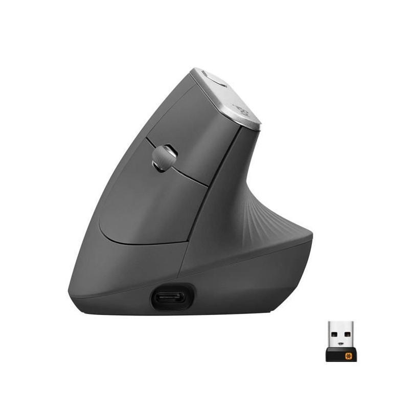 Souris - Sans Fil - Logitech - MX Vertical - Gris