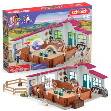 Grand Manege Equestre, Coffret figurine et accessoires, Schleich 42639 Horse ...