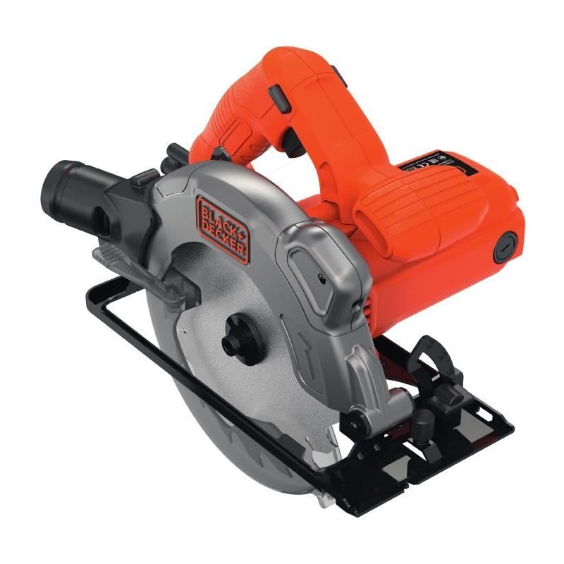 Scie circulaire filaire - BLACK+DECKER - CS1250LA-QS - 1250W - profondeur de ...