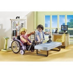 PLAYMOBIL 71617 Atelier de kinésithérapie, L'hôpital, Action Heroes, 69 piece...