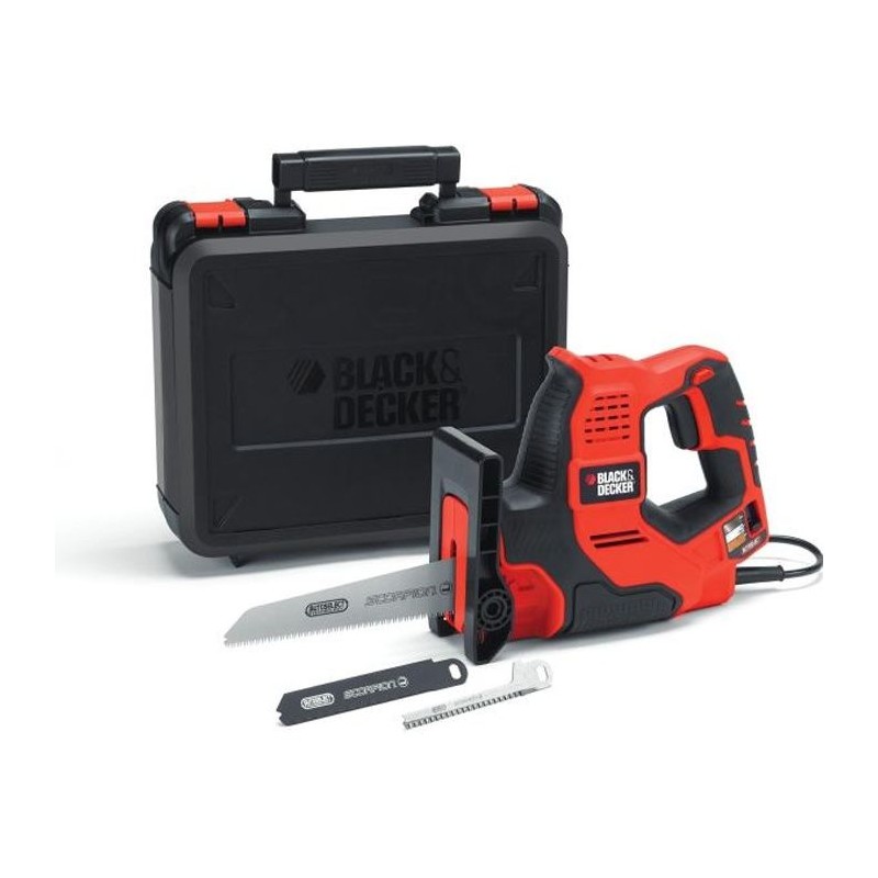Scie a main filaire - BLACK+DECKER - RS890K-QS - 500W - course 23mm - avec co...