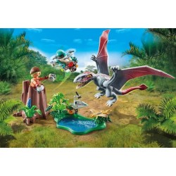 PLAYMOBIL 71525 Drone d'observation avec dimorphodon, Dinos, 49 pieces, Des 4...