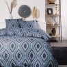 Parure de lit - TODAY - Sunshine - 2 personnes - 260x240cm - Coton - Imprimé ...