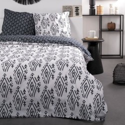 Parure de lit - TODAY - Sunshine - 2 personnes - 240x260cm - Coton - Imprimé ...