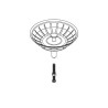 Vidage - GROHE - Bonde grille a évier - Inox - A grille - Intérieur
