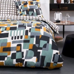 Parure de lit - TODAY - Sunshine - 116485 - 2 personnes - 220x240 cm - Coton ...