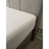 Protege matelas imperméable - 140x190 cm - Coton/Polyester - Anti punaise de lit