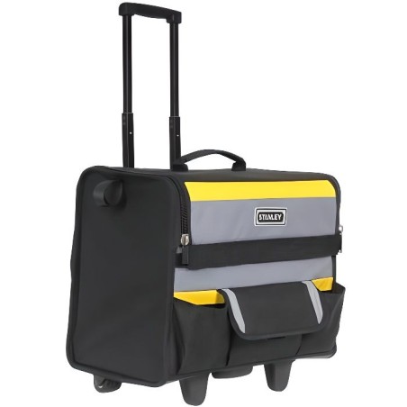 Sac a outils Softbag a roulettes STANLEY - 1-97-515 - 46 cm - Noir, Gris et J...