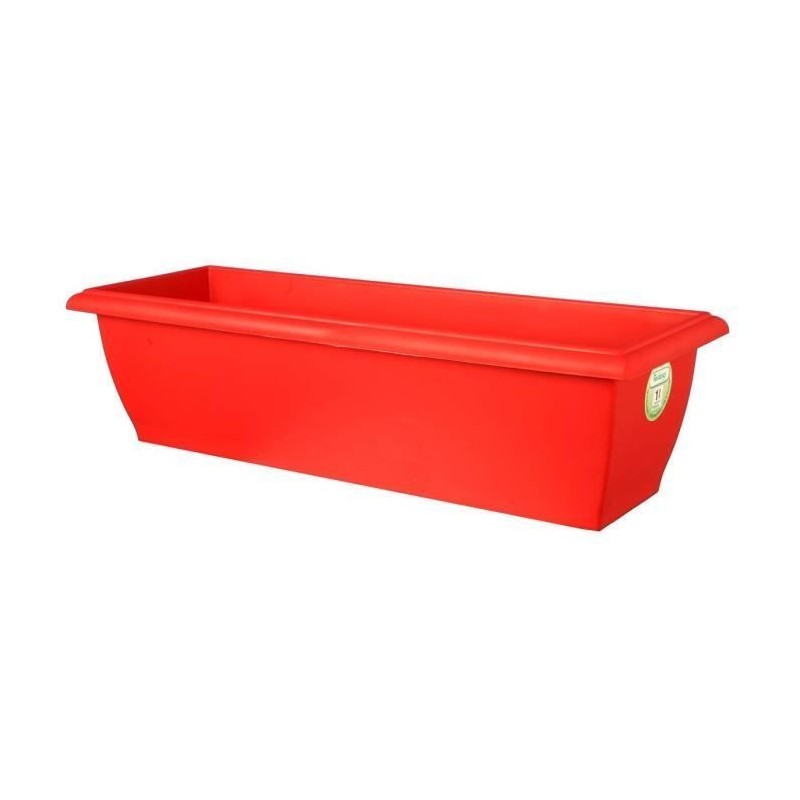 Jardiniere - RIVIERA -  Evolution - 80 x 40 x H 32 cm - 64 L - Rouge
