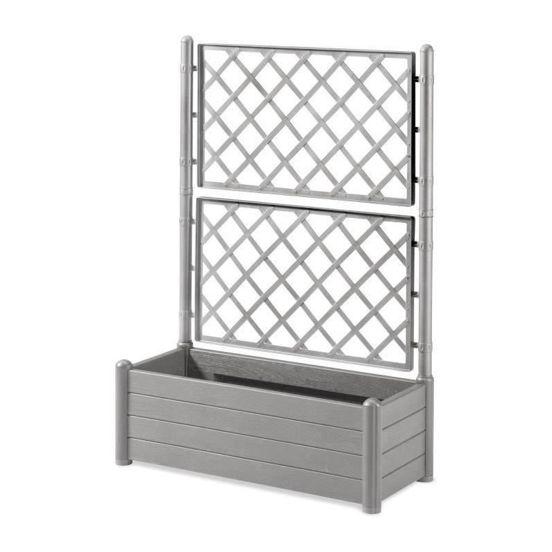 STEFANPLAST Bac a fleur/Jardiniere ITALIA rectangulaire avec treillis - 100x4...