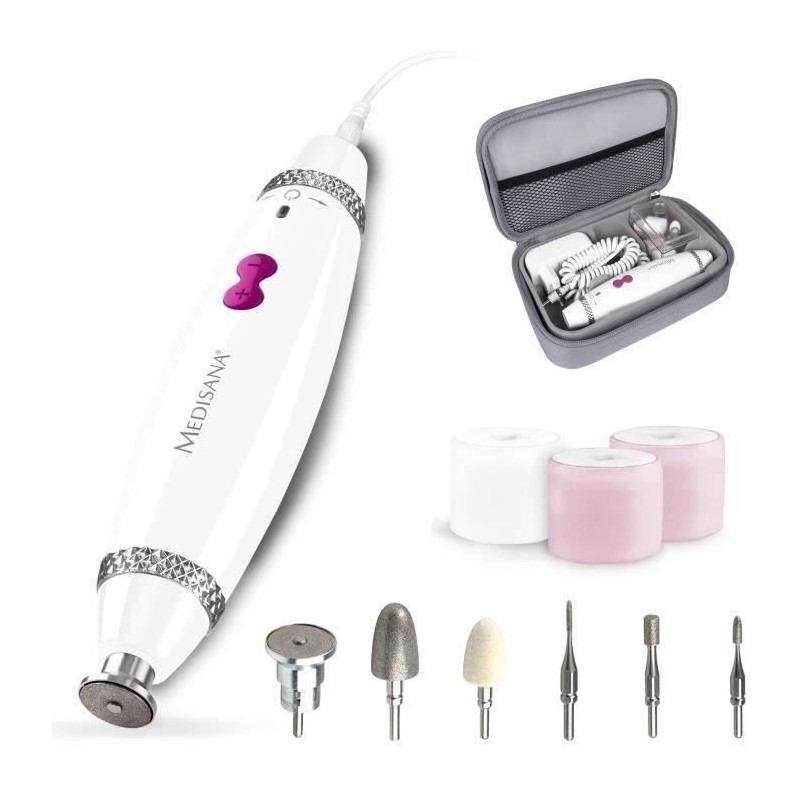 MEDISANA - MP 840 - Appareil pour manucure et pédicure - 3 niveaux de vitesse