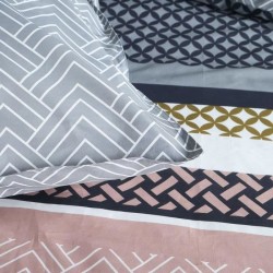 Parure de lit 2 personnes - TODAY - Sunshine 15.9 - 220 x 240 cm - 100% Coton...