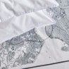 Parure de lit - TODAY - JAVA - 2 personnes - 240x220 cm - Coton - Imprimé New...