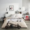 Parure de lit - TODAY - JAVA - 2 personnes - 240x220 cm - Coton - Imprimé Man...