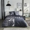 Parure de lit - TODAY - JAVA - 2 personnes - 240x220 cm - Coton - Imprimé New...