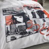 Parure de lit - TODAY - JAVA - 2 personnes - 240x220 cm - Coton - Imprimé Man...