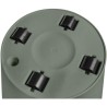 ELHO Pot de fleurs Rond LOFT URBAN - Plastique - Percé - Réservoir - Avec rou...