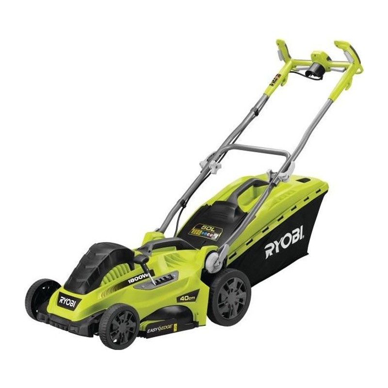 RYOBI - Tondeuse 1800 W - Ø coupe 40 cm - ramassage et mulching - double poig...