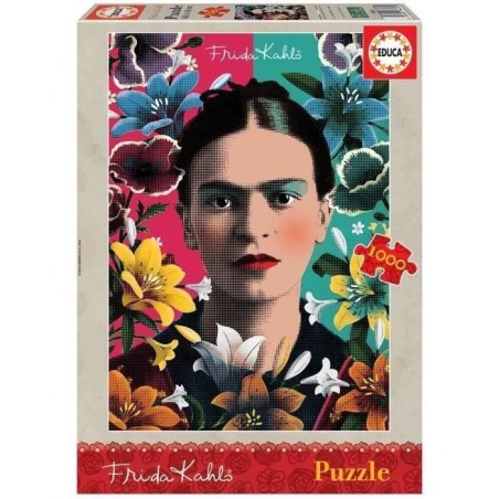 Puzzle 1000 pieces Frida Kahlo - EDUCA - Theme Humains, personnages et célébr...