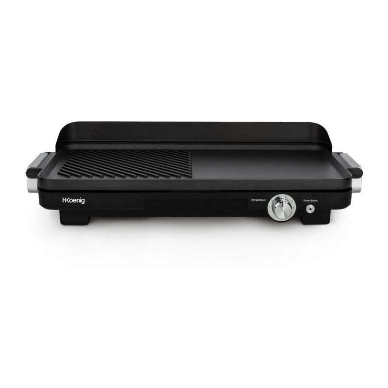 Plancha HKoeNIG - GRX330 - Double Zones 50x25cm - Revetement anti-adhésif - P...