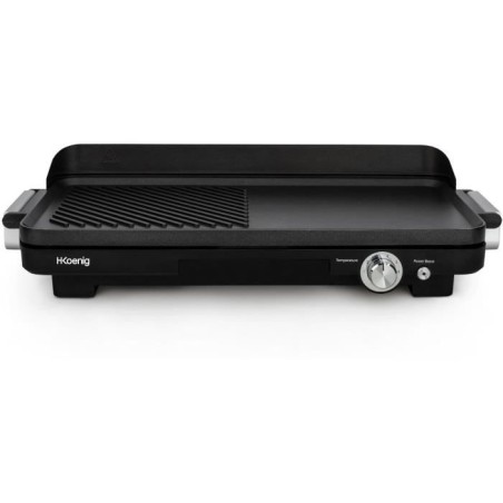 Plancha HKoeNIG - GRX330 - Double Zones 50x25cm - Revetement anti-adhésif - P...